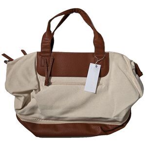 Graf Lantz Carry-On Travel Weekender Tote Bag Tan